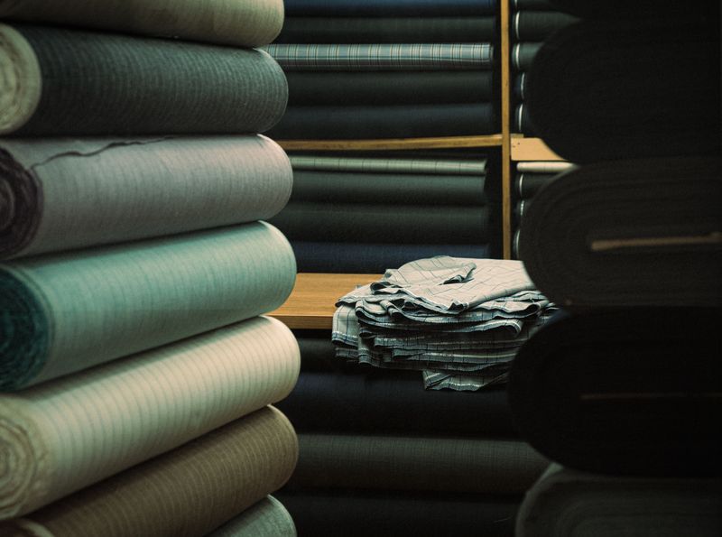 服装面料仓储实景